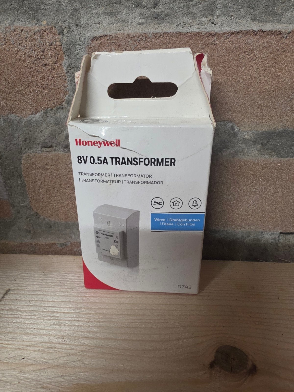 Honeywell D743 8V 0.5A Beltransformator, Ophalen of Verzenden, Nieuw
