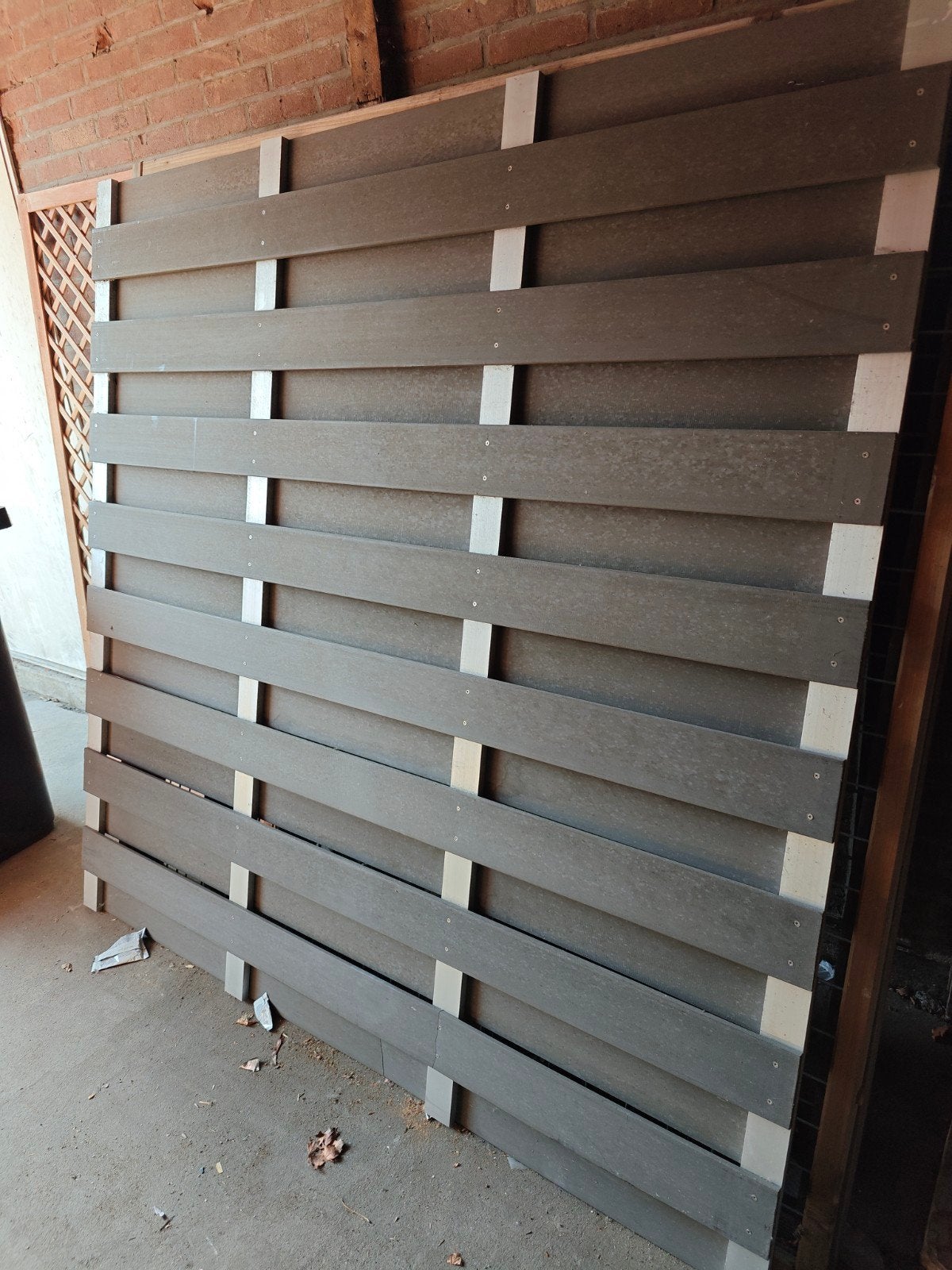 Composiet antracietschutting met schade 180x180cm, Ophalen, Kunststof, 1 tot 2 meter, Minder dan 3 meter