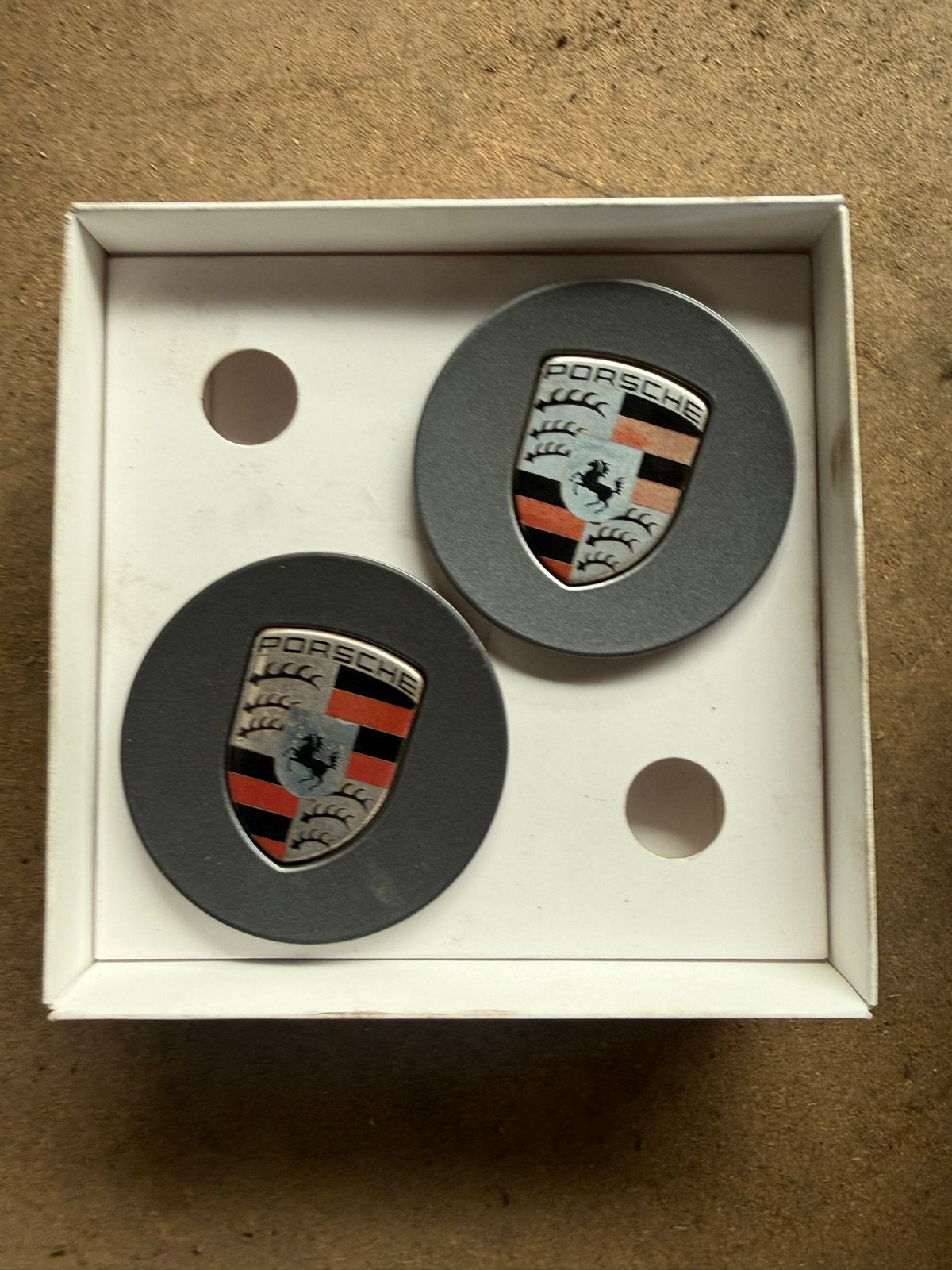 Porsche Naafkappen Velg Center Kappen - Origineel, Ophalen of Verzenden, Nieuw