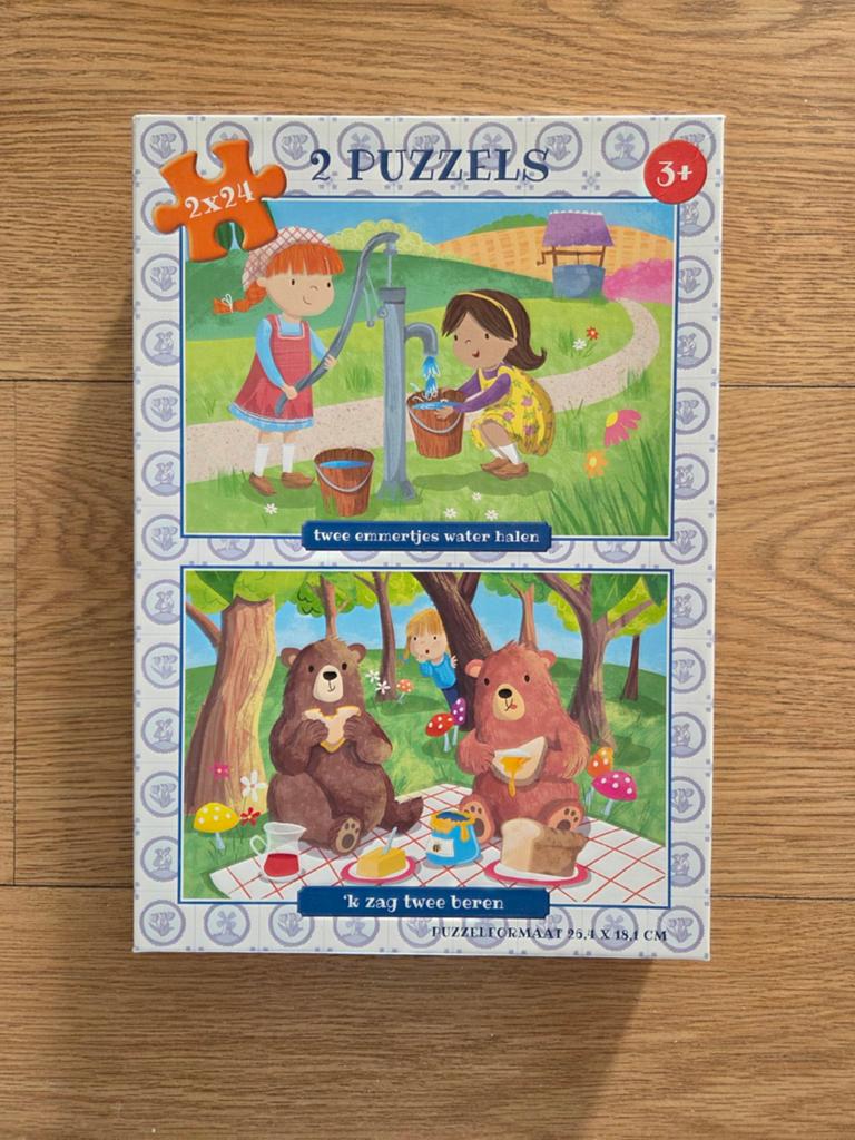 2 kinderpuzzels, Ophalen of Verzenden, 10 tot 50 stukjes, Gebruikt, 2 tot 4 jaar