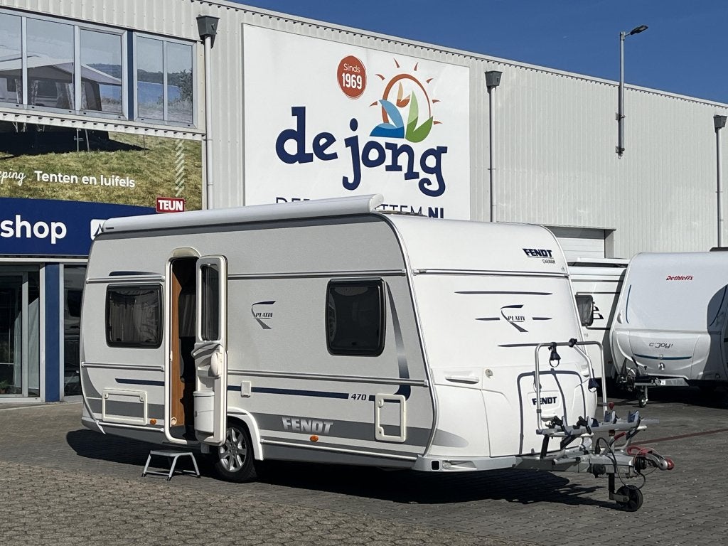 Fendt Platin 470 TB Mover - Thule luifel -, Caravans en Kamperen, Rondzit, Bedrijf, Overige typen, 5 tot 6 meter