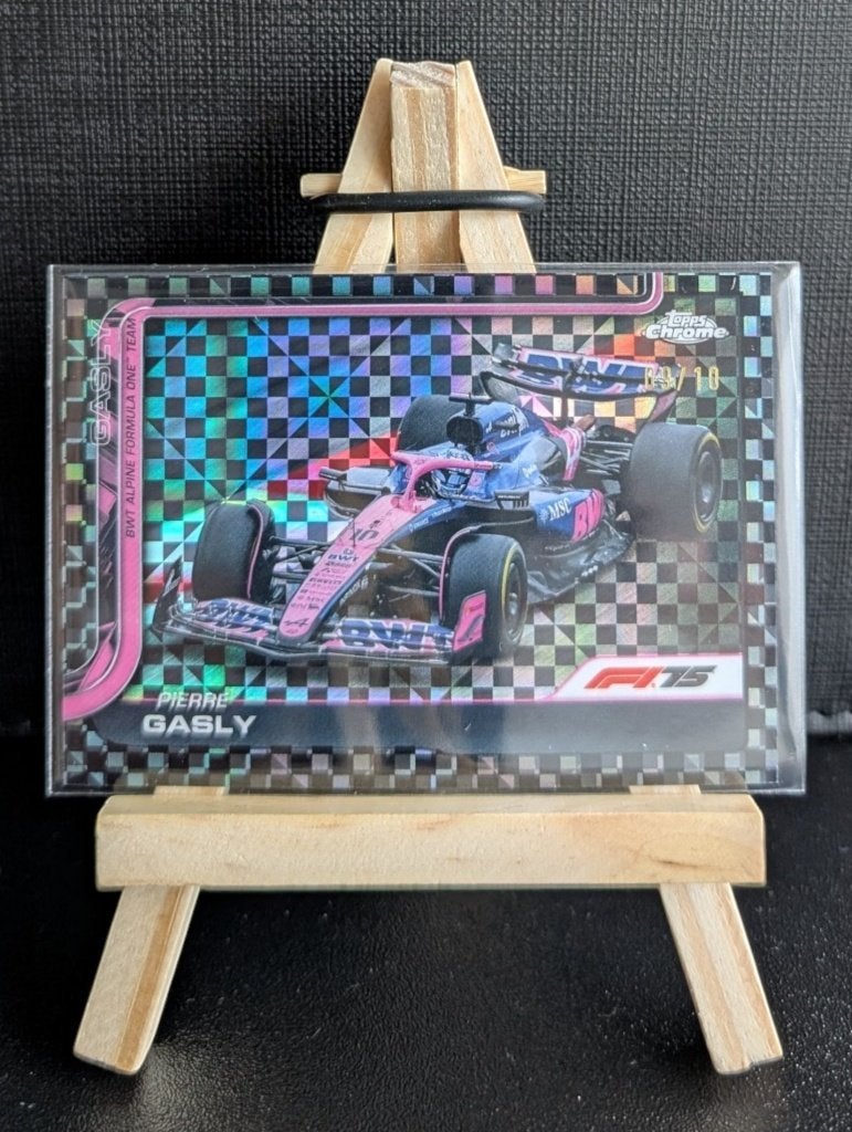2025 topps chrome f1 Pierre Gasly #88 Black /10, Ophalen of Verzenden, Nieuw, Formule 1