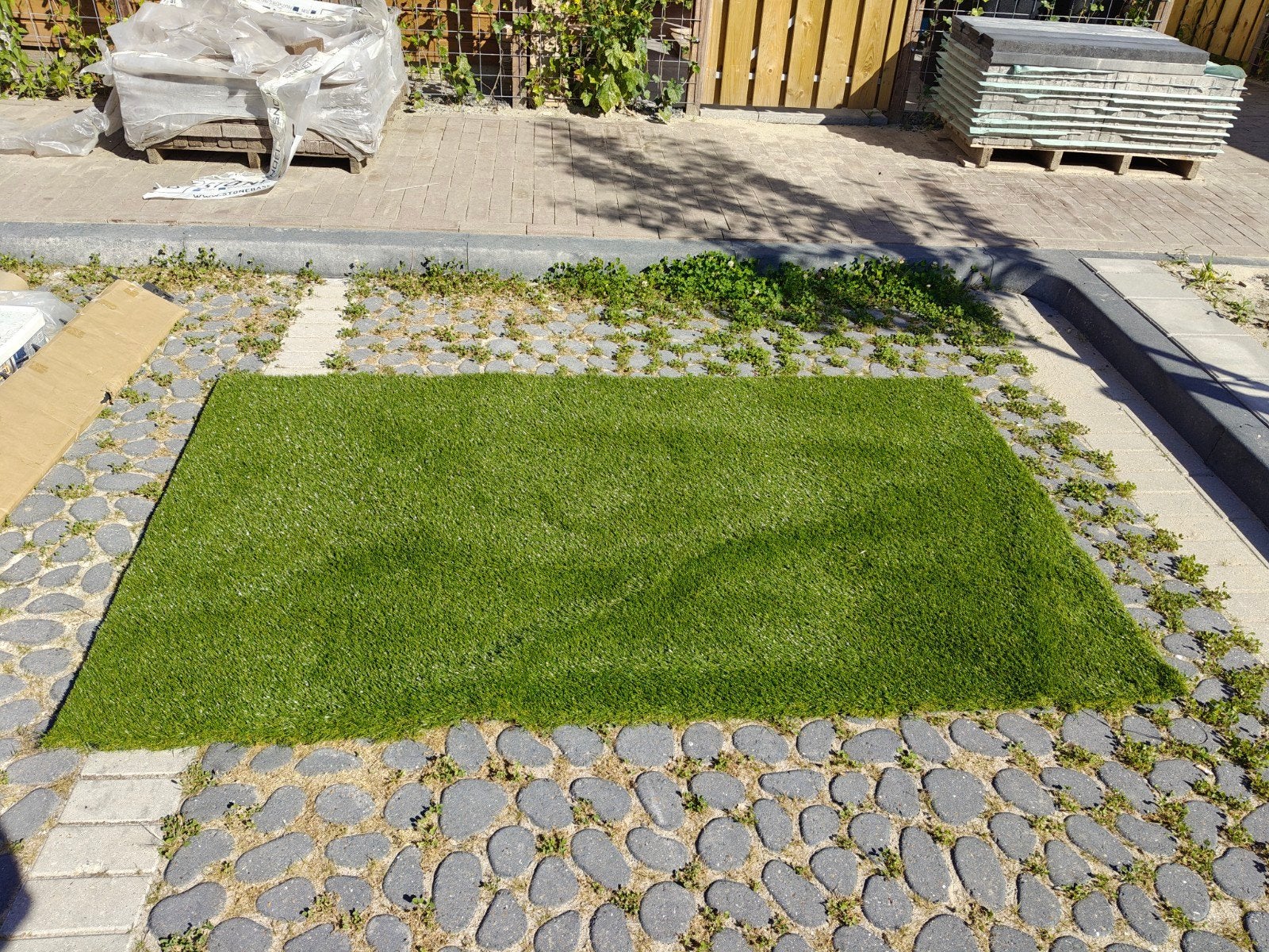 Kunstgras stukken voor tuin of balkon, Ophalen of Verzenden, Nieuw, Minder dan 10 m²