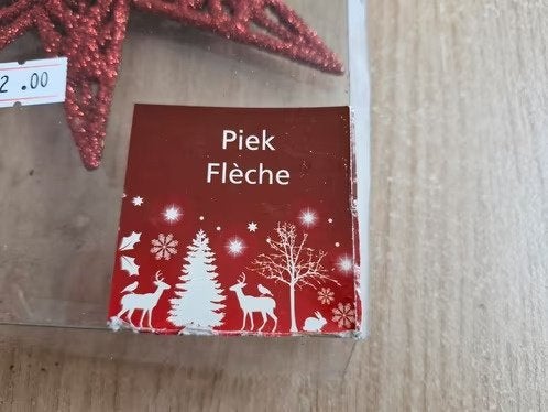 Rode ster piek h, Diversen, Kerst, Evora, Onbekend, Nieuw, Ophalen of Verzenden