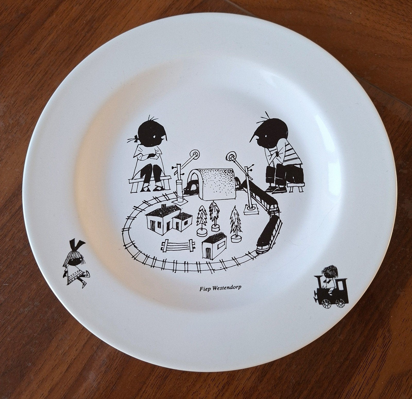 Jip en Janneke ontbijtbordje., Ophalen of Verzenden, Keramiek, Overige stijlen, Bord(en)