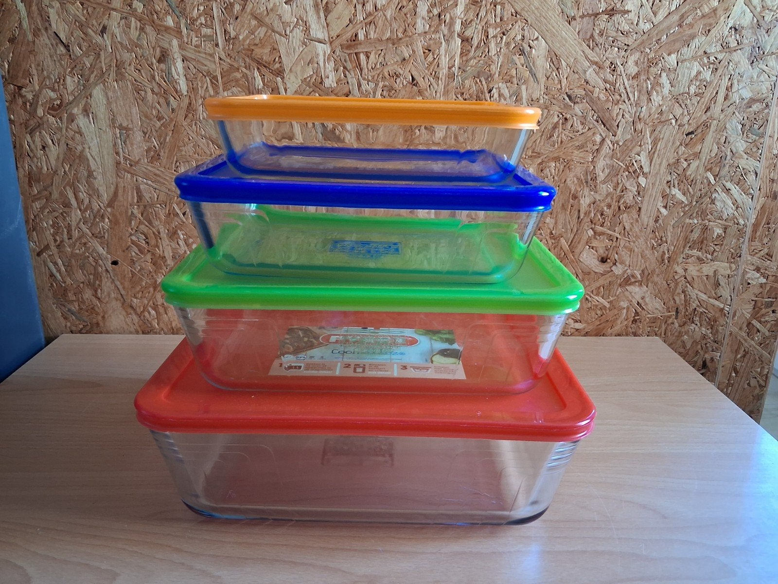 Pyrex Cook & Freez Ovenschalen & Vershouder, Ophalen, Glas, Nieuw, Voorraadpot