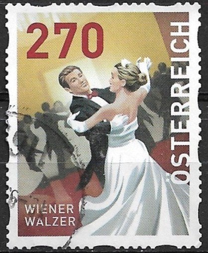 Oostenrijk 2019 mi. DM20 DANSPAAR nom.270, Verzenden, Gestempeld