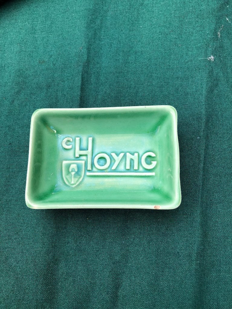 Vintage Hoyng reclame asbakje - Plateelbakkerij Zuid-Holland, Ophalen