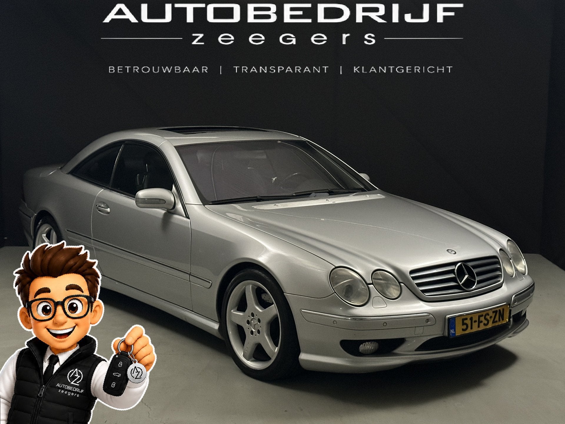 Mercedes-Benz CL-Klasse 55 AMG *Coupe*Well-Kept*Heatseat*Ful, Auto's, Achterwielaandrijving, Gebruikt, 8 cilinders, CL