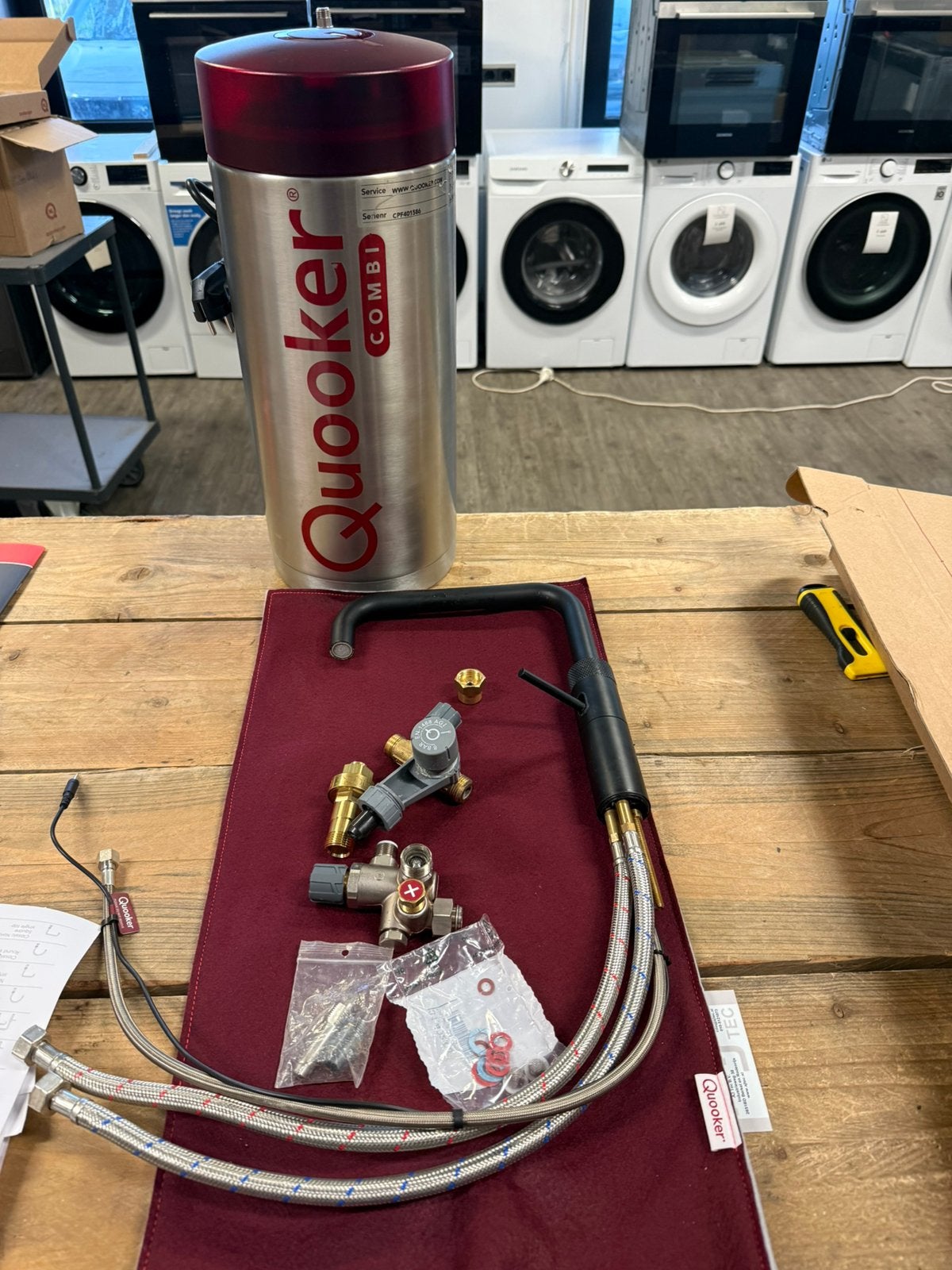 Quooker fusion sqare zwart combi plus, Overige typen, Quooker bv, Ophalen of Verzenden, Postbus 155