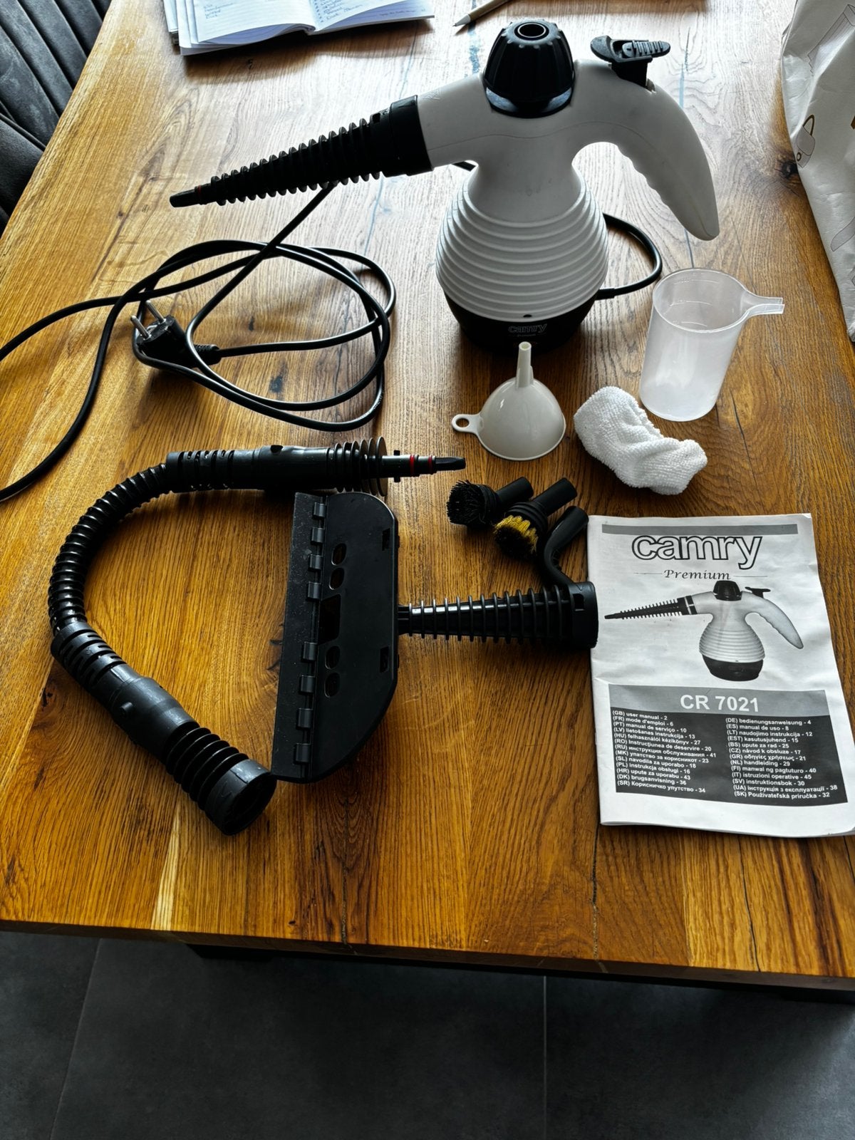Stoomreiniger met accessoires, Ophalen of Verzenden, Zo goed als nieuw, Stoomreiniger