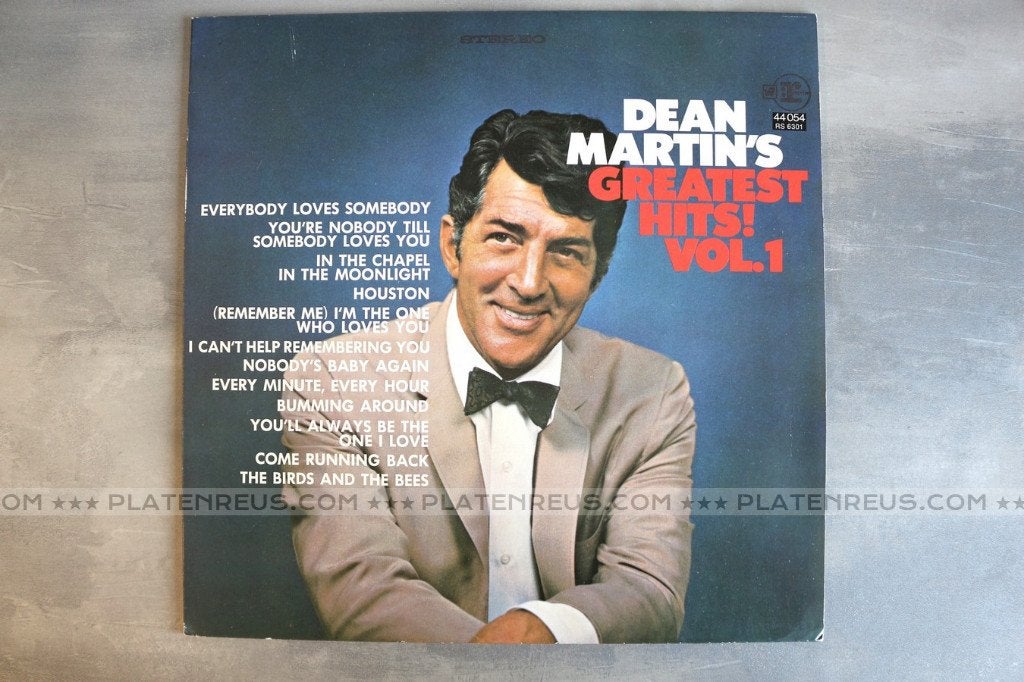 LP Dean Martin's Greatest Hits! Vol. 1 ( 1969 Jazz ) 3736, LP, Gebruikt, Ophalen of Verzenden, Inclusief binnenhoes