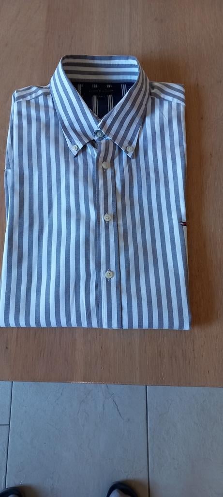 Overhemd korte mouw, H Shirtmakers, Ophalen of Verzenden, Zo goed als nieuw, Blauw