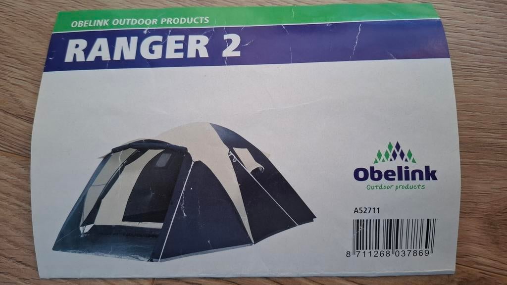 Obelink Ranger 2 TC koepeltent 3 persoons, Caravans en Kamperen, Ophalen of Verzenden