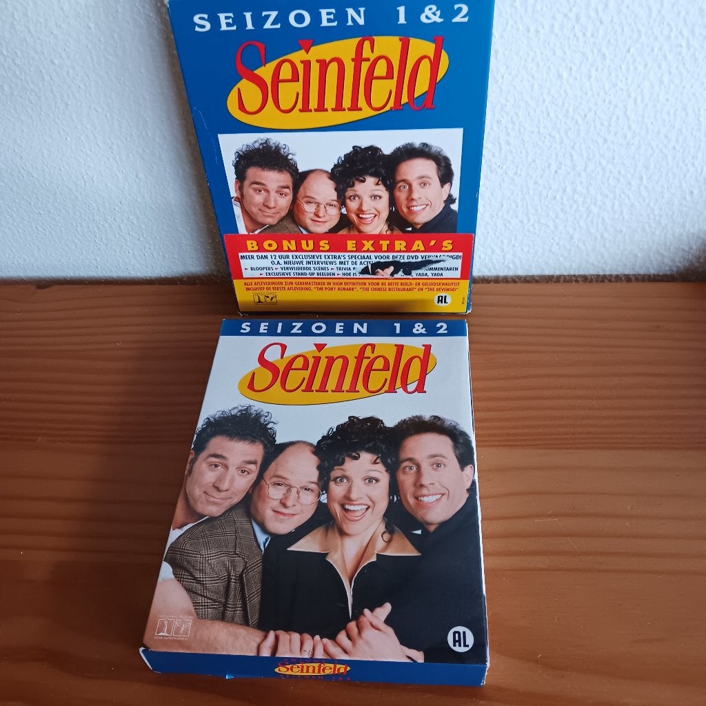Seinfeld Seizoen 1 & 2 DVD Boxset - Komedie Klassieker, Cd's en Dvd's, Nederlands, Alle leeftijden, Inclusief doosje, Ophalen of Verzenden