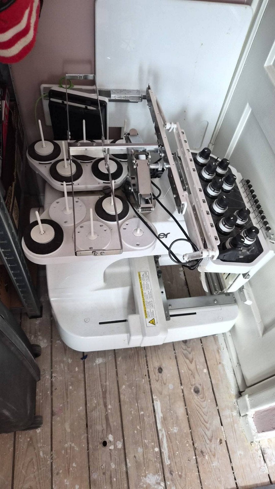 Brother PR-1000 borduurmachine plus meer, Hobby en Vrije tijd, Naaimachines en Toebehoren, Ophalen, Naaimachine, Brother