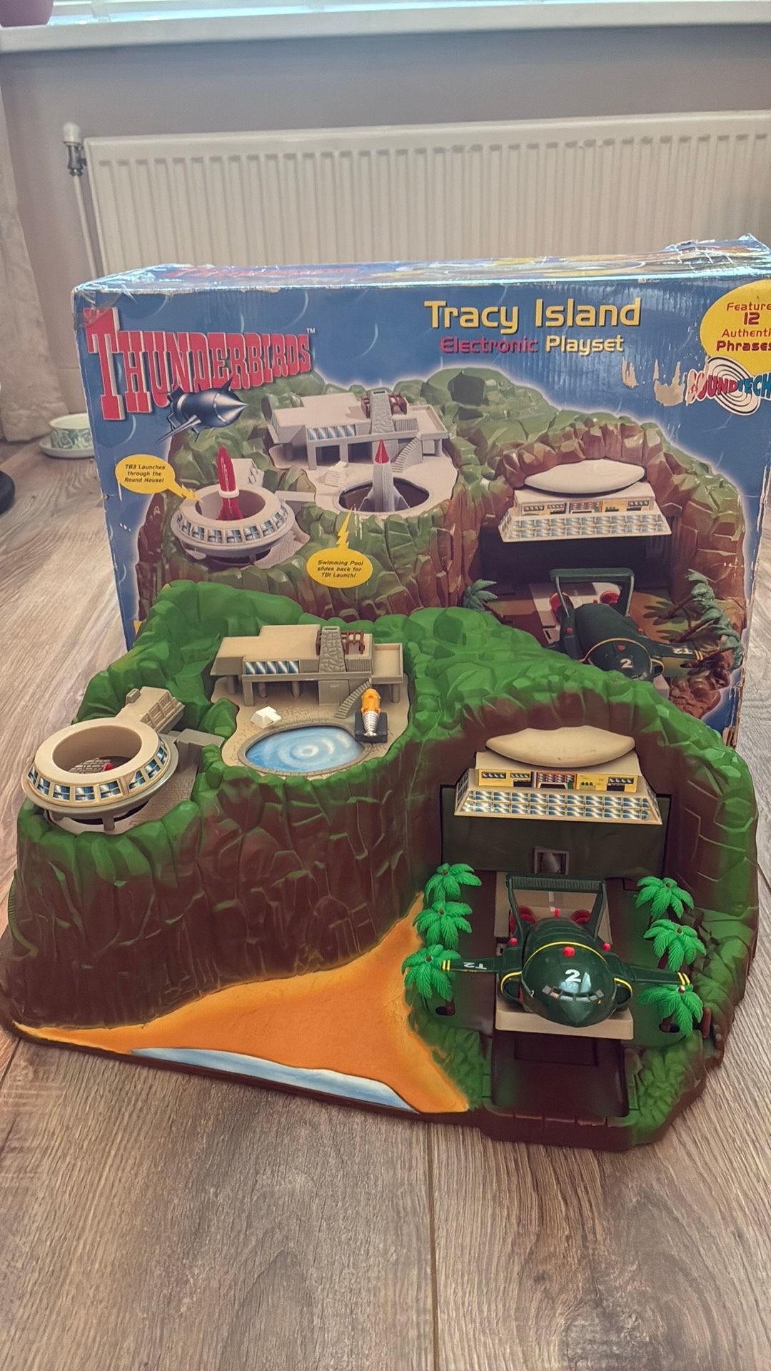 Tracy Island electronic playset (Thunderbirds), Verzamelen, Speelgoed, Ophalen, Gebruikt