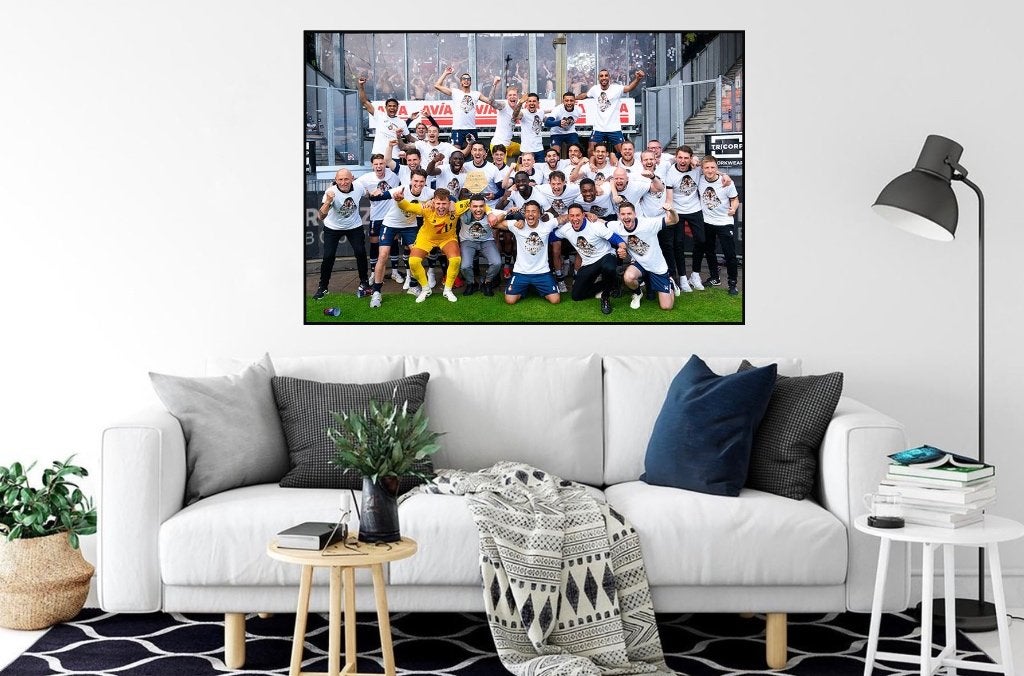 Org kleuren acrylfoto 50x75 cm huldiging SC Telstar 1-6-2025, Verzenden, Nieuw, Overige binnenlandse clubs, Poster, Plaatje of Sticker
