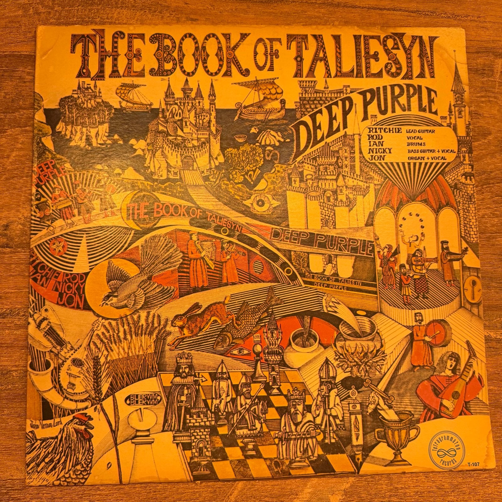 LP , Deep Purple - The Book of Taliesyn, Cd's en Dvd's, LP, Gebruikt, Hard Rock, Ophalen of Verzenden