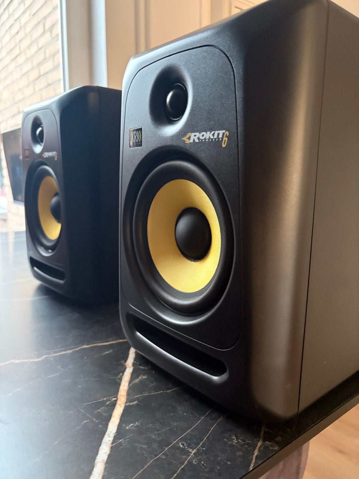KRK Rokit 6 G2 Studiomonitoren (set van 2), Studiomonitor, Gebruikt, Ophalen of Verzenden, Basreflex