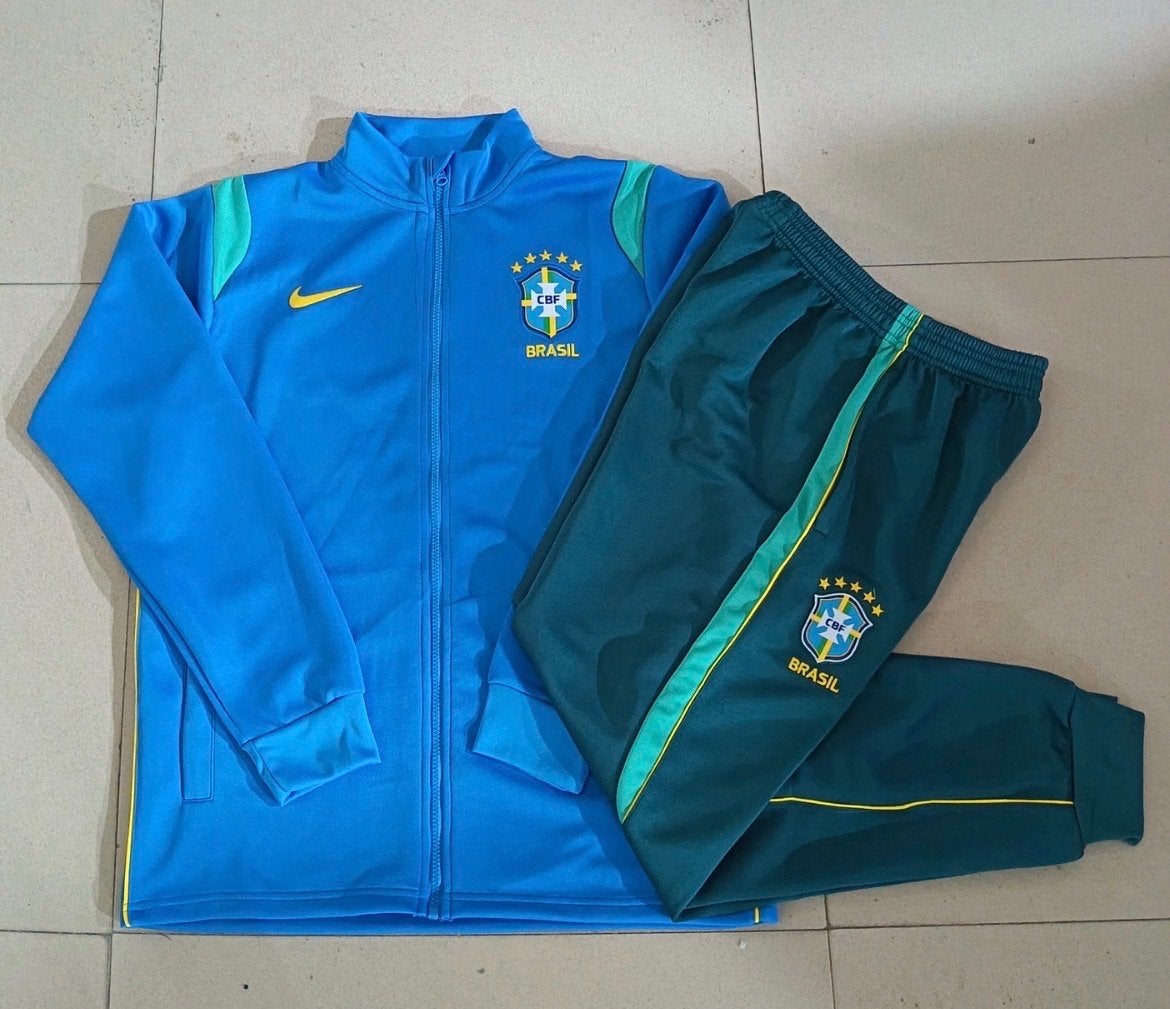Brazilië Trainingspak - Maten S t/m XXL, Sport en Fitness, Ophalen of Verzenden, Zo goed als nieuw