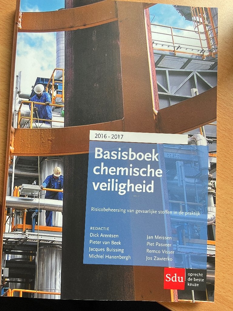 Basisboek chemische veiligheid 2016-2017, Boeken, Studieboeken en Cursussen, Ophalen, Diverse auteurs, HBO, Zo goed als nieuw