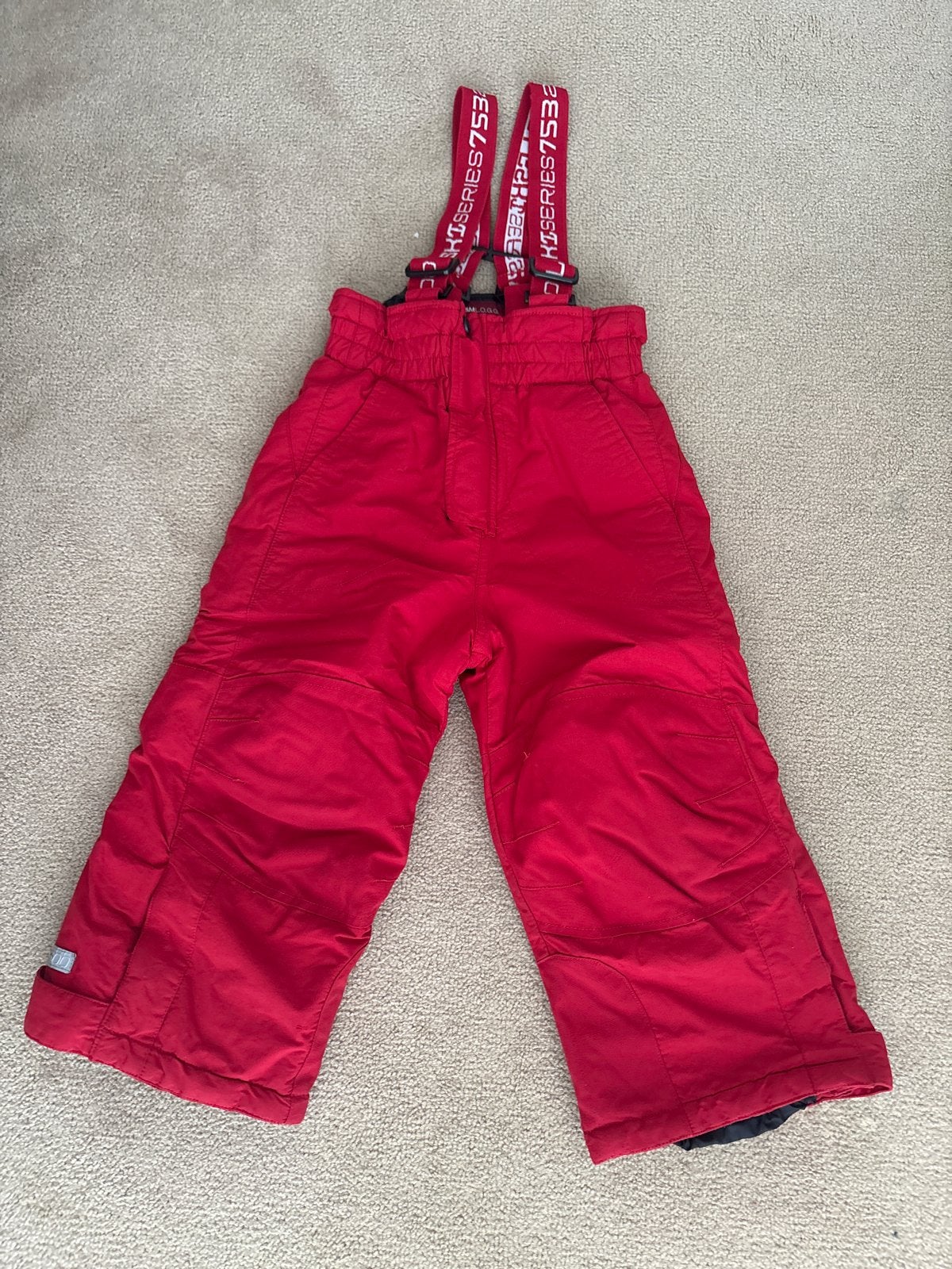 Rode skibroek H&M L.O.G.G. (maat 104), Overige merken, Gebruikt, Ophalen of Verzenden, Kleding