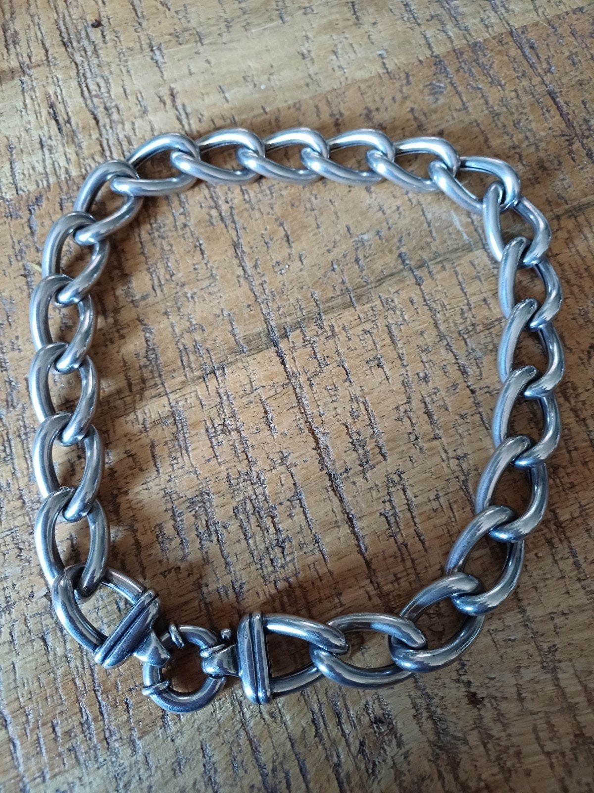 zilveren choker / hals ketting, Ophalen of Verzenden, Zo goed als nieuw, Zilver, Zilver