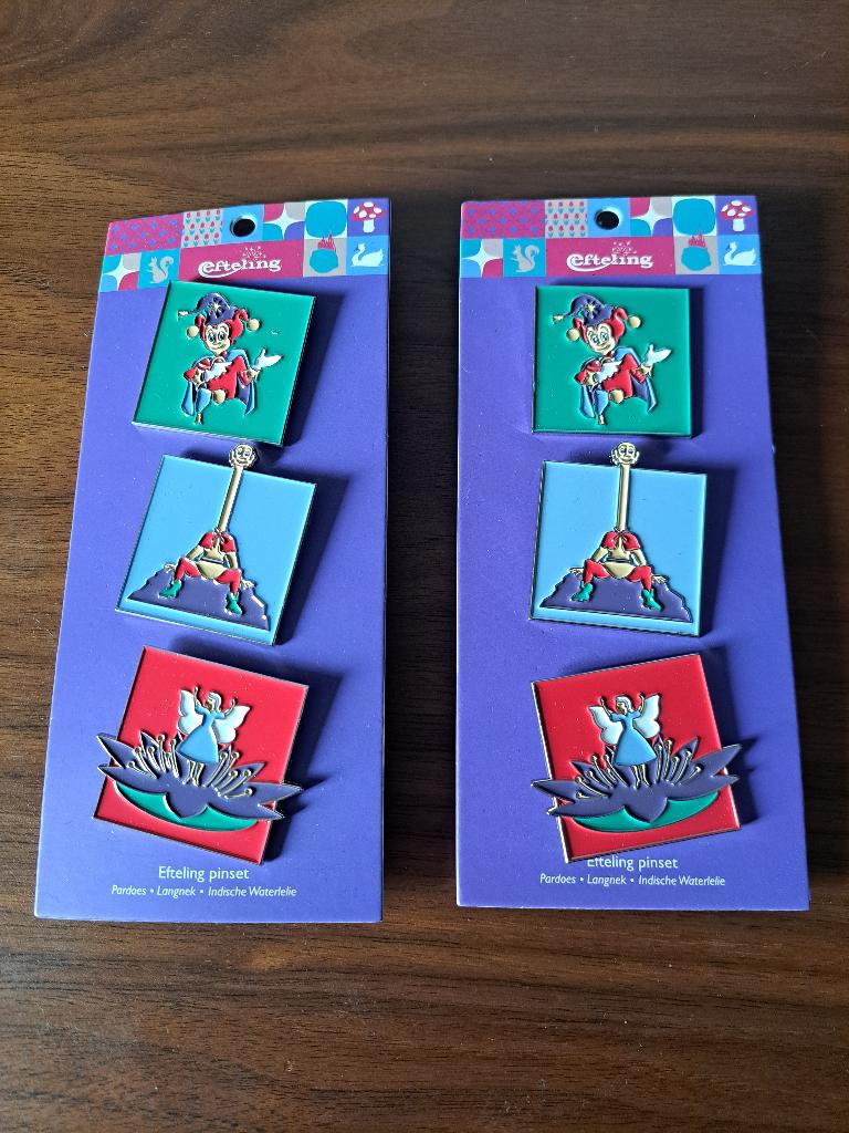efteling pinset Pardoes Langnek Indische Waterlelies, Verzamelen, Efteling, Ophalen of Verzenden, Zo goed als nieuw, Button of Speldje