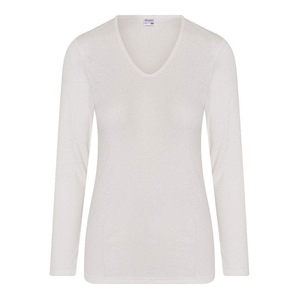 Beeren Dames Thermo Shirt L.Mouwen wolwit mt S-XXL 2stuks Nw, Ophalen of Verzenden, Nvt, Nvt, Beeren Bodywear