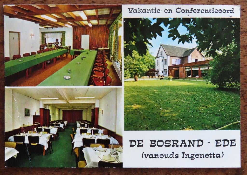 Ede: De Bosrand vakantie- en conferentieoord Drieluik 1973, Ophalen of Verzenden, Voor 1920, Noord-Brabant