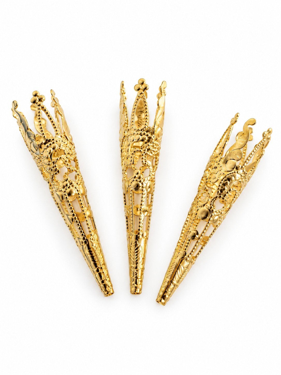 Gouden veren puntjes voor pietenveer (per stuk), Ophalen of Verzenden