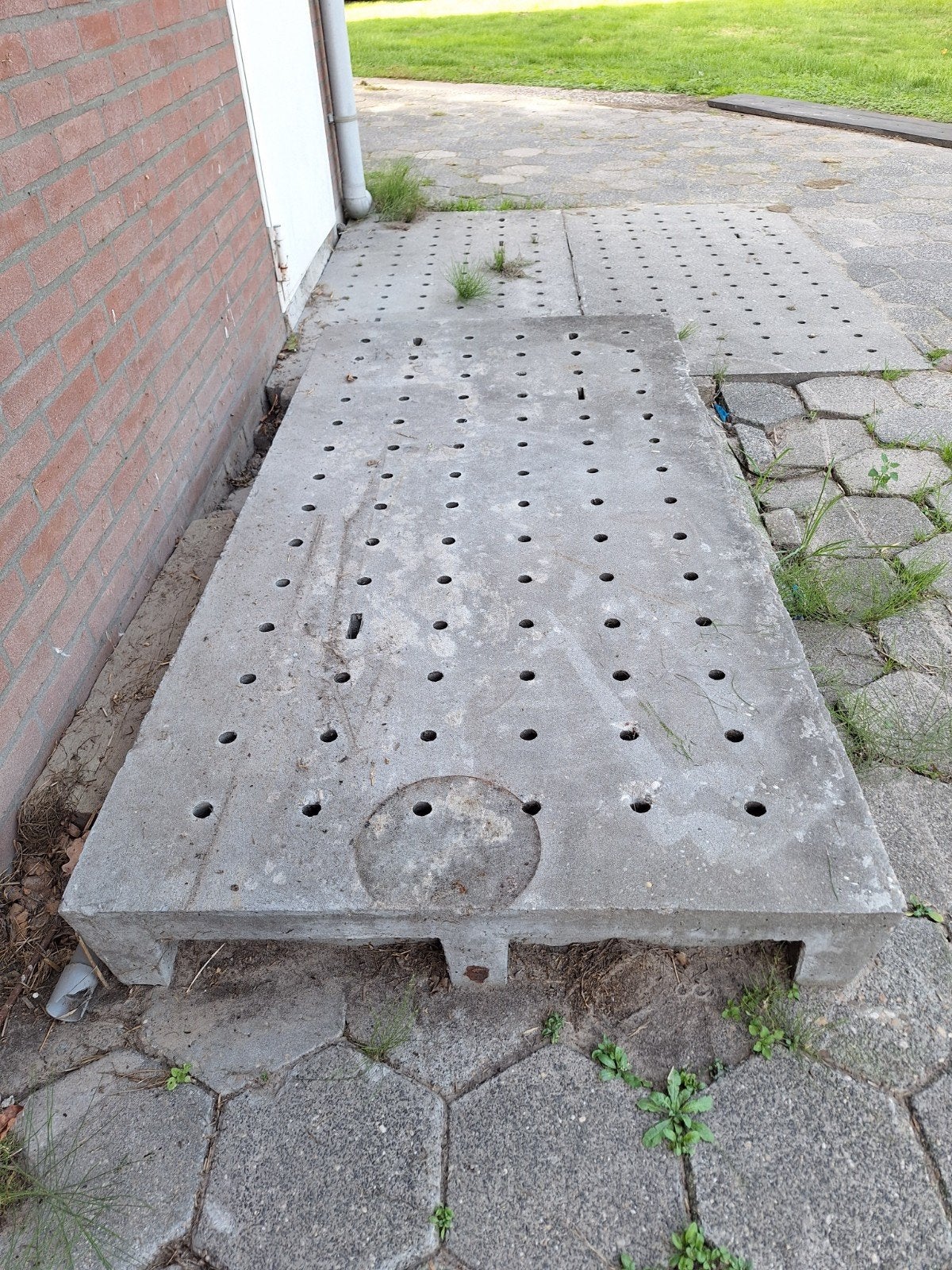 Stroroosters van gewapend beton 250x100x17 voor stal of erf, Ophalen, Gebruikt, Overige typen