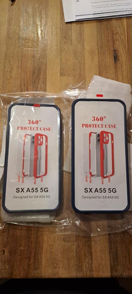 Hoesjes/Hoesje 360 Samsung Galaxy A55 (4x), Ophalen of Verzenden, Nieuw, Overige modellen, Hoesje of Tasje
