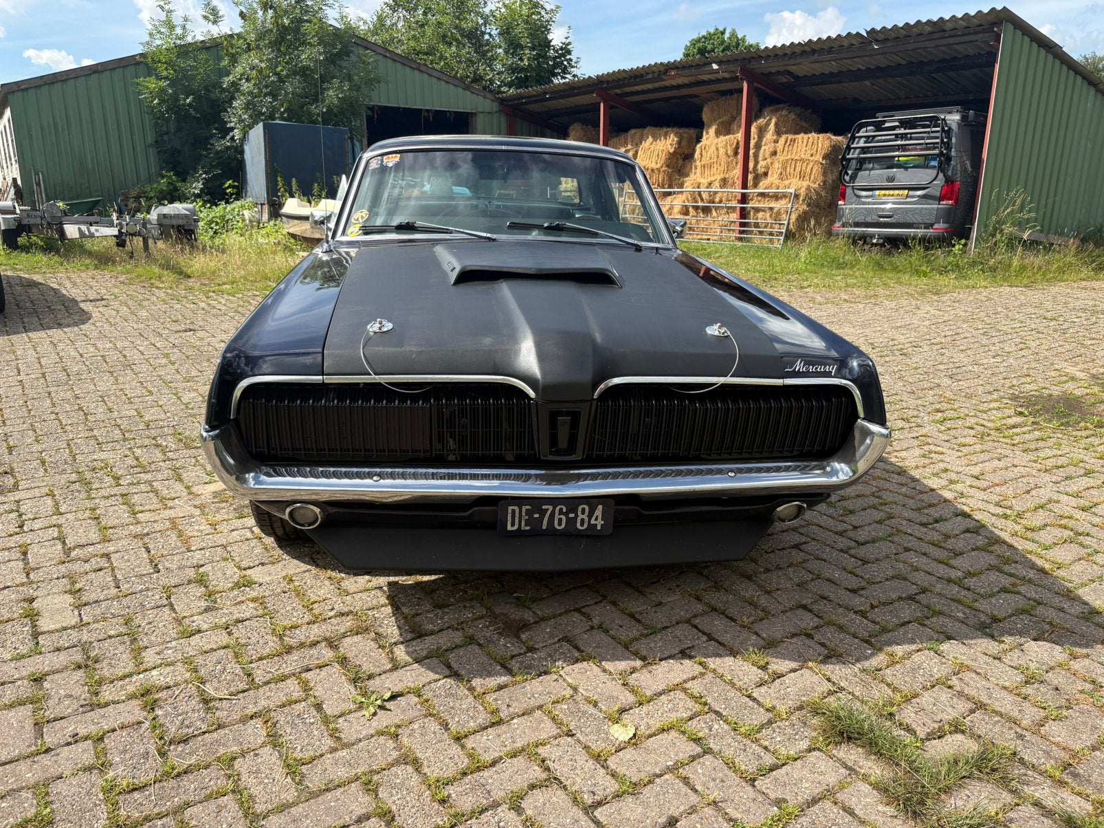 Mercury cougar 67  408 stroker 5 bak LPG trans am clone, 6600 cc, Blauw, Leder, Handgeschakeld