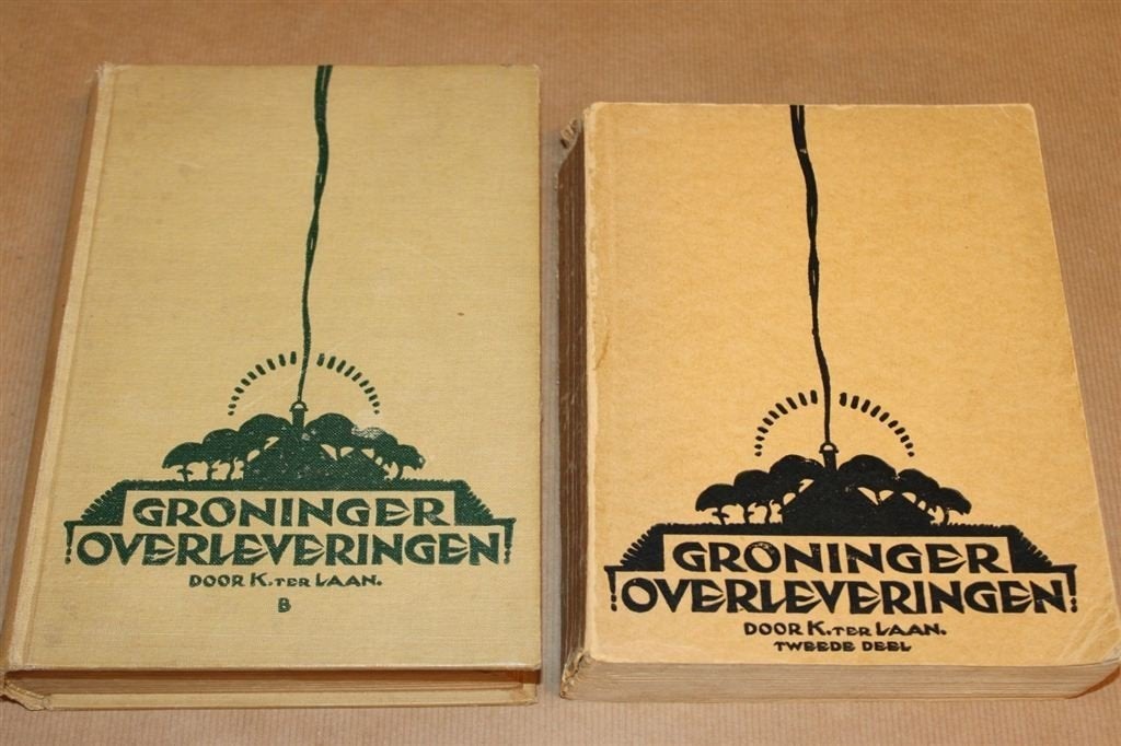 Groninger Overleveringen - K. ter Laan - 2 delen - 1930, Ophalen of Verzenden, Gelezen