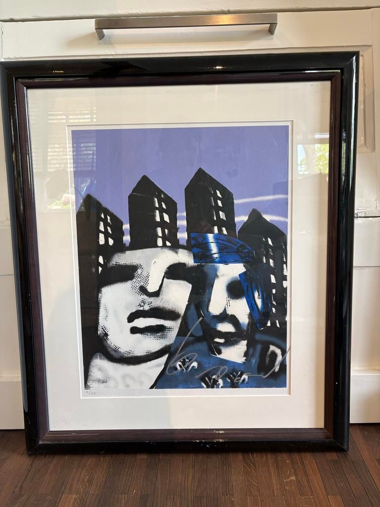Originele Herman Brood zeefdruk - 10/150, Antiek en Kunst, Ophalen