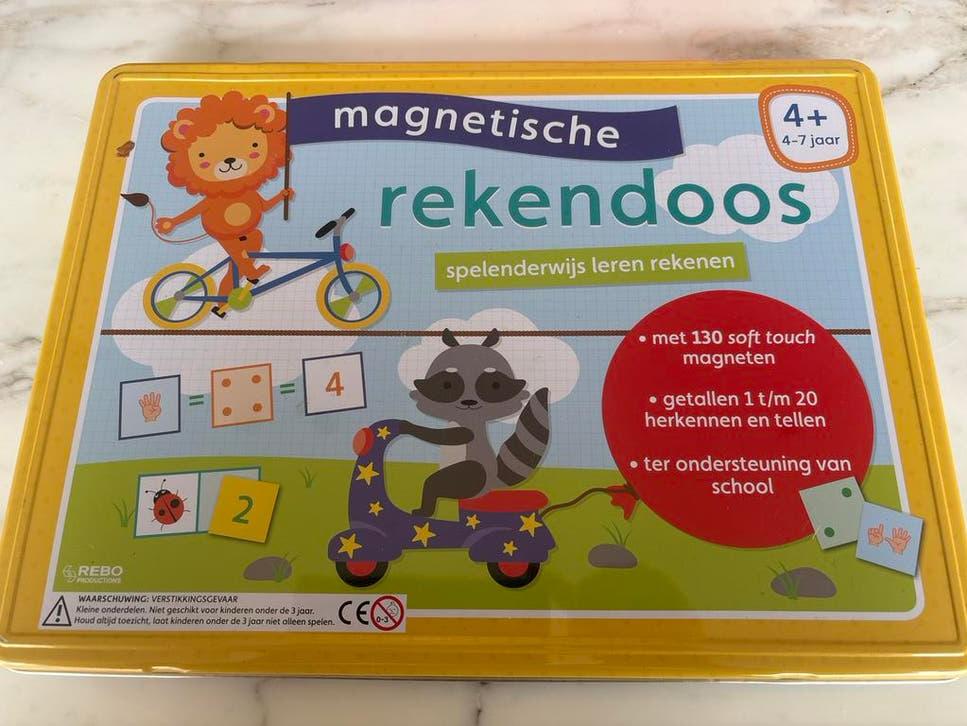Magnetische Rekendoos - Spelenderwijs Leren Rekenen, Kinderen en Baby's, Speelgoed | Educatief en Creatief, Ophalen of Verzenden