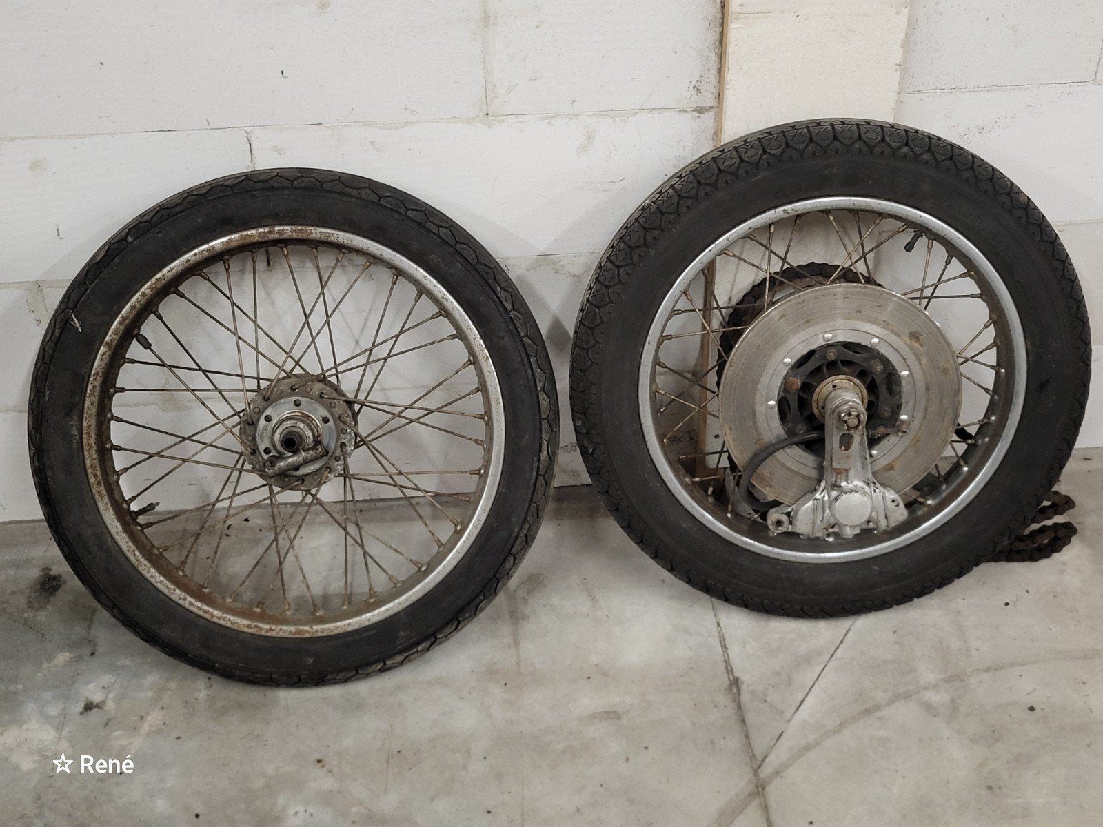 CB750 F1 Wielen en Balhoofd, Ophalen of Verzenden