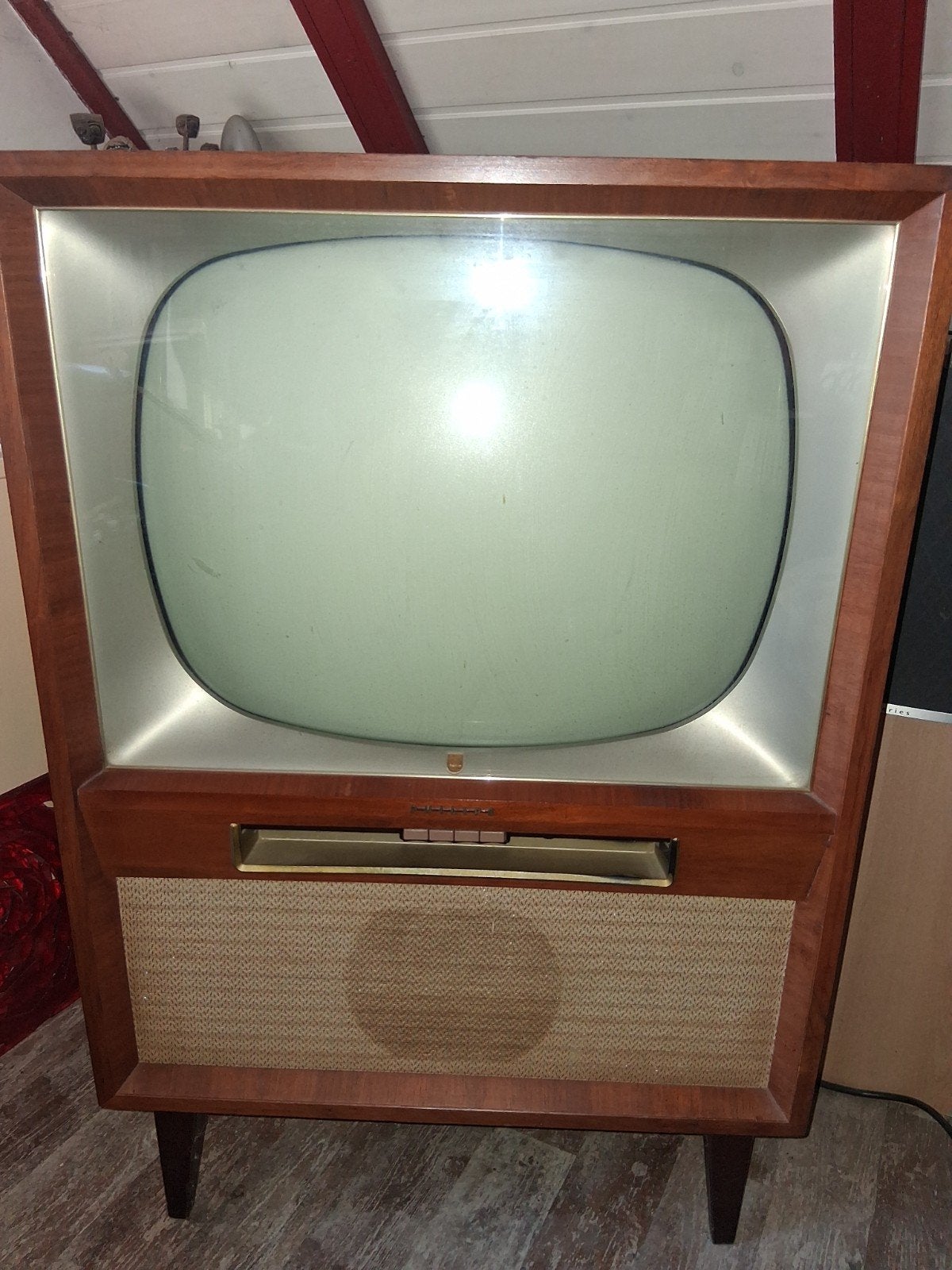 Vintage Philips TV 21CX211A/03 -  1959, Audio, Tv en Foto, Ophalen, Gebruikt, 40 tot 60 cm, Philips