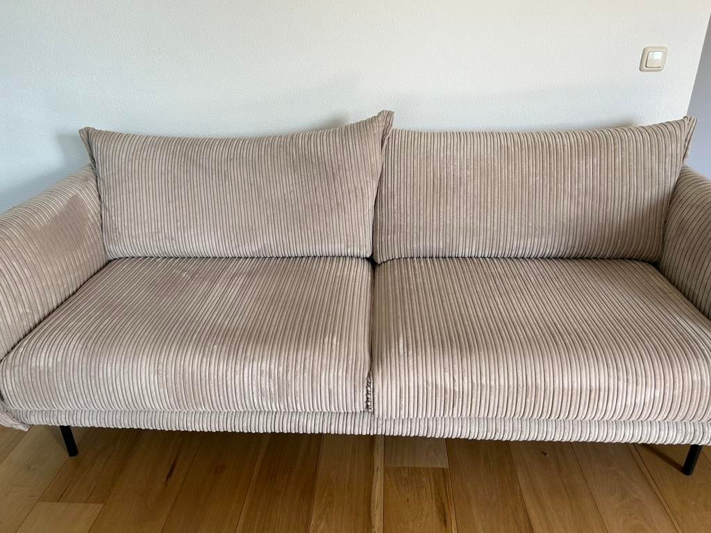 3 zits bank Ribbon 215CM!, Huis en Inrichting, Driepersoons, 75 tot 100 cm, Ophalen of Verzenden, Zo goed als nieuw