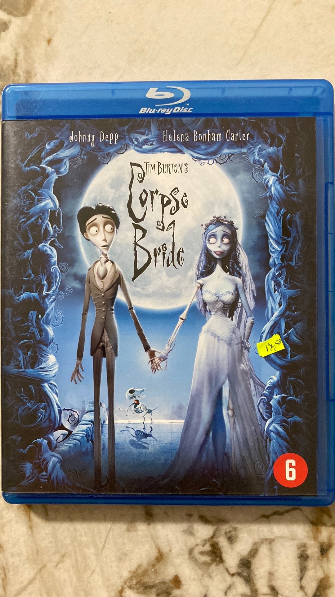 Corpse bride blu ray NL versie, Ophalen of Verzenden, Zo goed als nieuw
