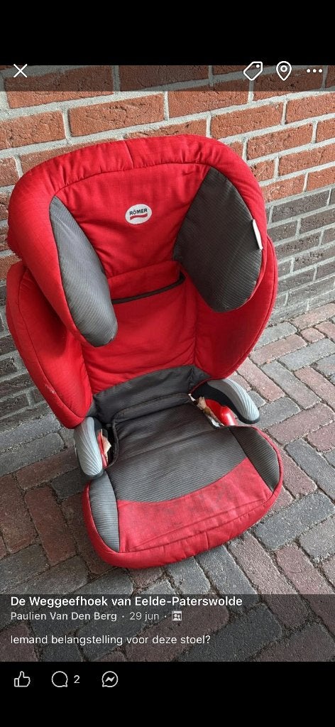 Gratis autostoel, Overige merken, Ophalen of Verzenden, 0 t/m 13 kg, Gebruikt