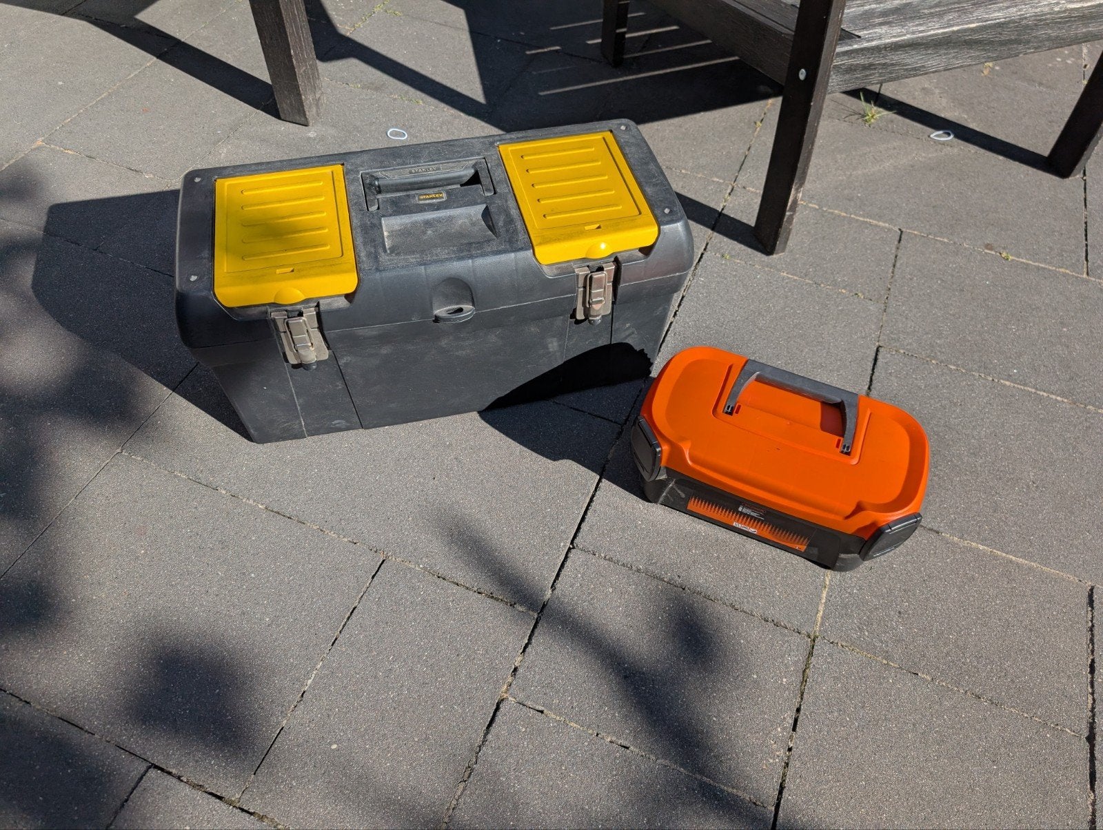 Gereedschapskisten Stanley en Skandia, Ophalen, Gebruikt