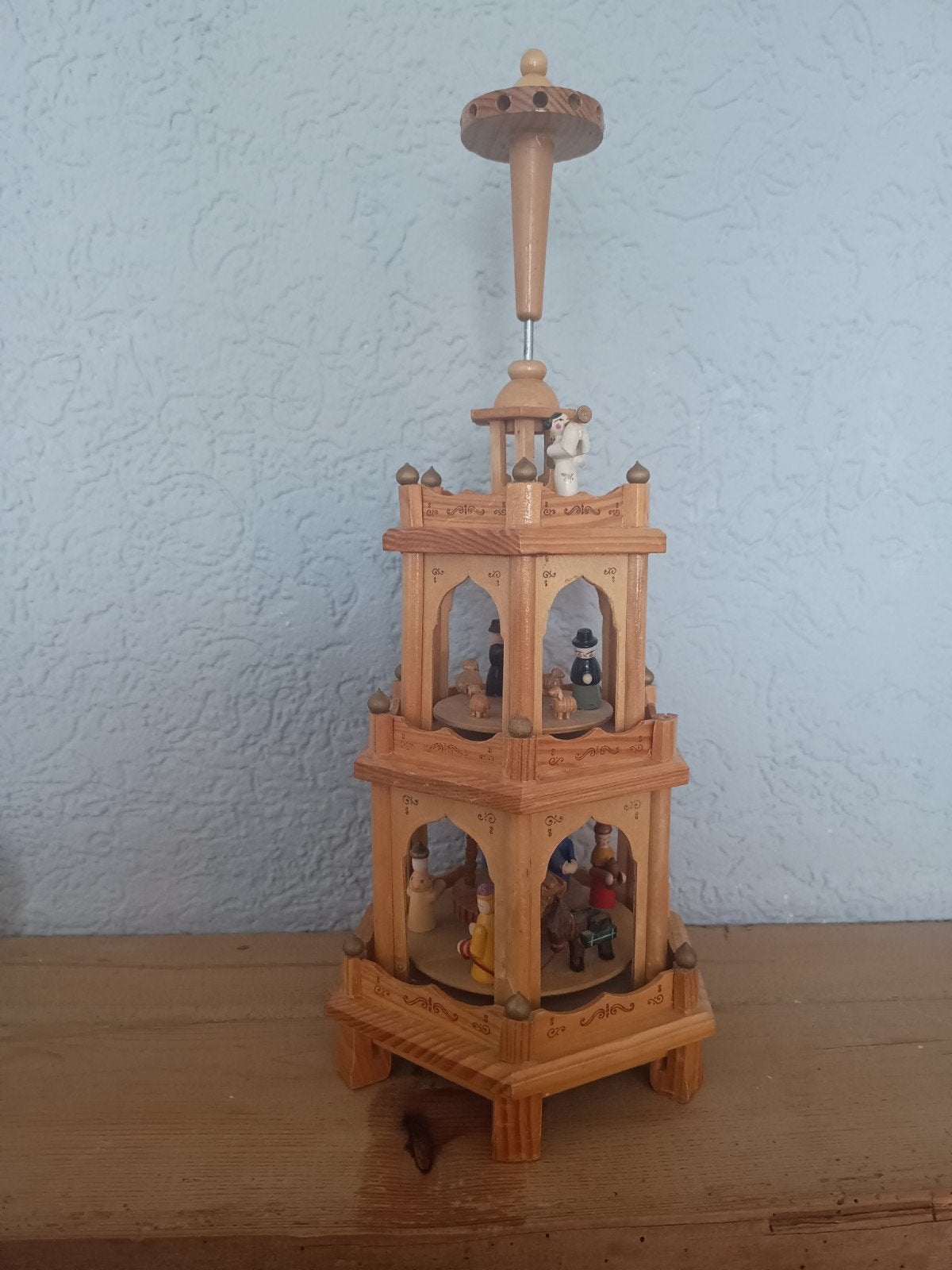 op te knappen vintage Kerstpiramide, Ophalen, 20 - 50 cm, Hout, Europa