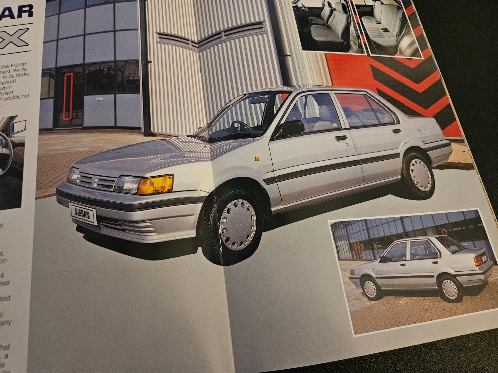 Brochure Nissan Sunny Pulsar 1988 UK, Ophalen of Verzenden, Zo goed als nieuw, Nissan