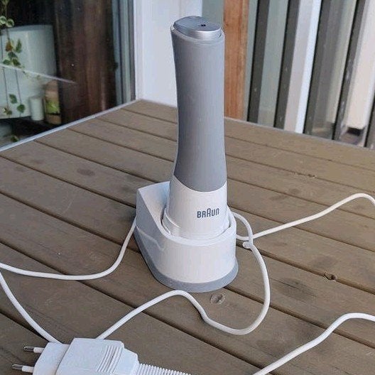 Braun Draadloze Staafmixer Motor met Laadstation (Type 4130), Minder dan 1 liter, Ophalen of Verzenden, Gebruikt, 3 snelheden of meer