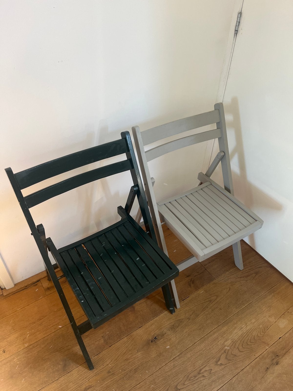 Set van 2 inklapbare stoelen, Huis en Inrichting, Stoelen, Ophalen, Gebruikt, Twee, Overige kleuren