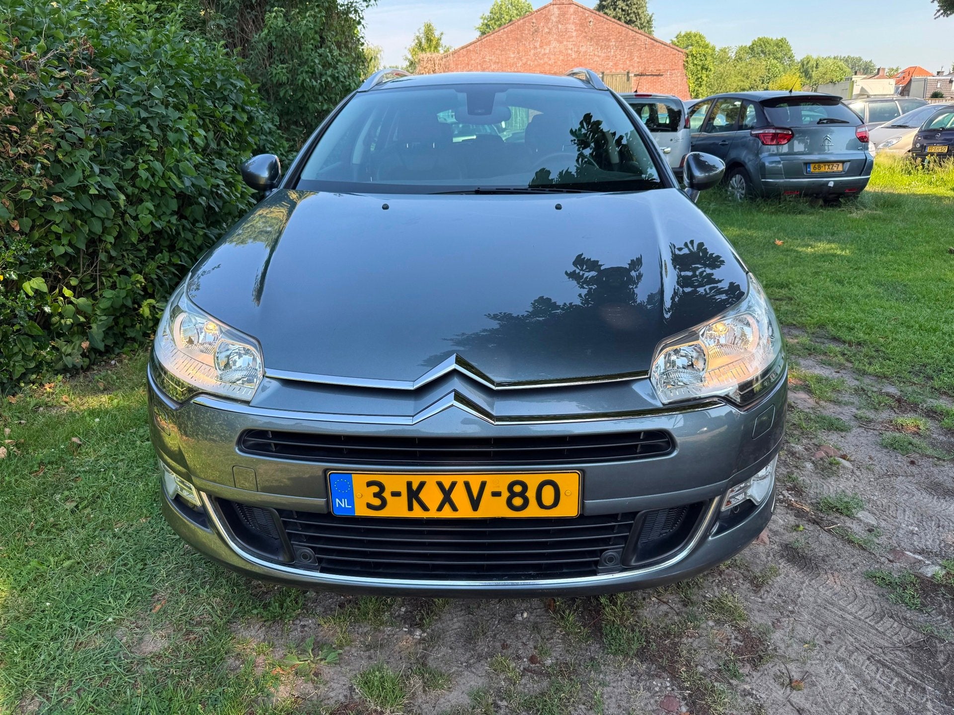 Citroen C5 Tourer 2.0 HDiF Exclusive AUTOMAAT EERSTE EIGENAA, Auto's, Gebruikt, Zwart, 4 cilinders, Leder en Stof
