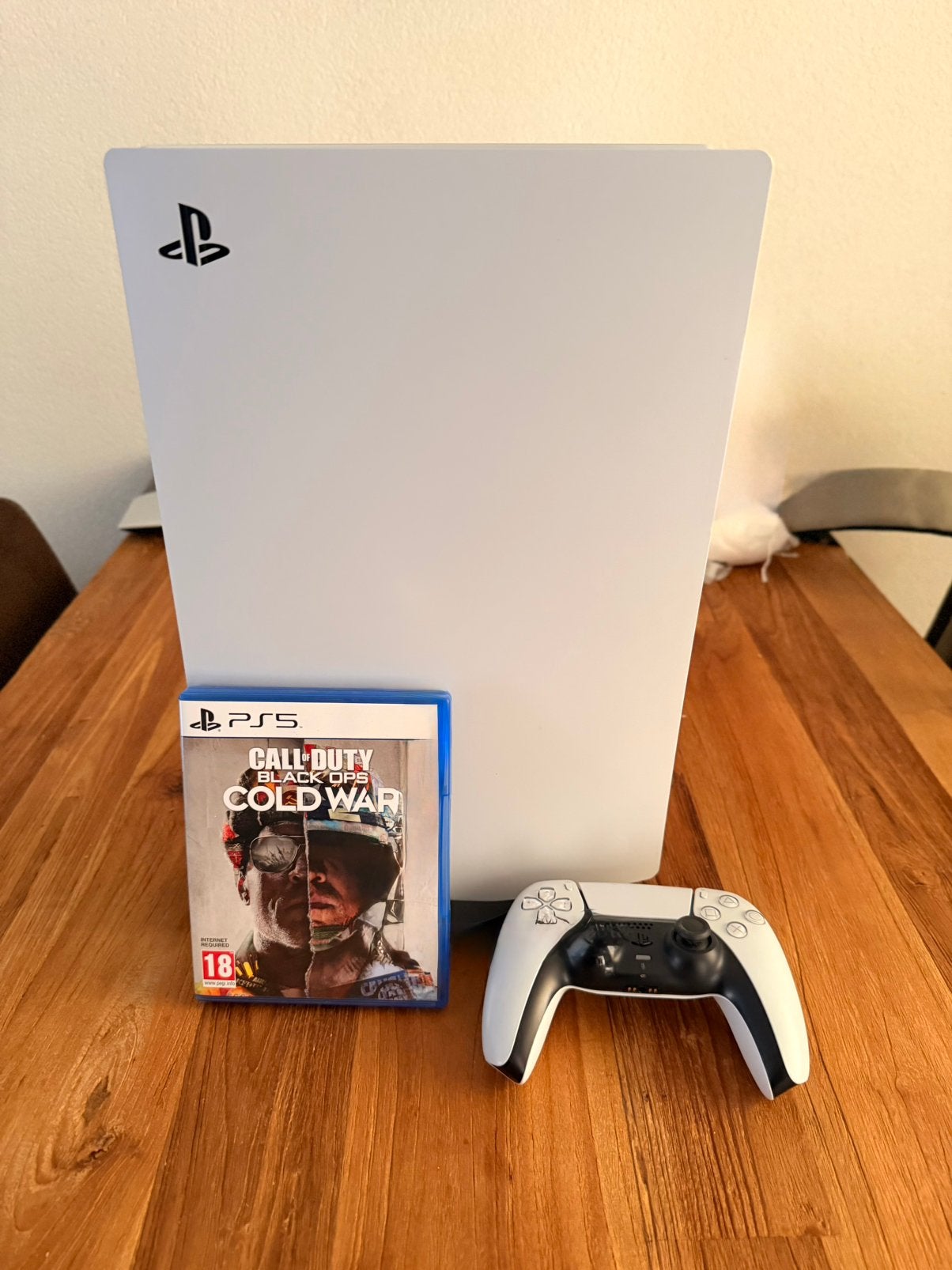 Sony PS5 Disc Editie + DualSense controller, Spelcomputers en Games, Spelcomputers | Sony PlayStation 5, Zo goed als nieuw, Playstation 5